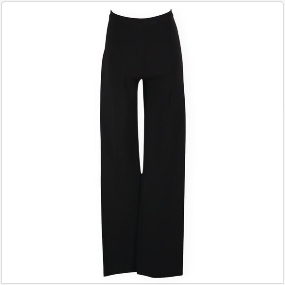 Donna Karan Black Puff Sleeve Jacket Molded Doubleknit Tuxedo Pants Suit NWT 2 - Picture 6 of 12